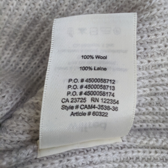 Wilfred Light Grey Durandal Wool Sweater Small - Picture 7 of 7